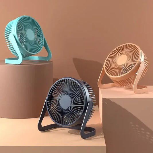 360° Rotatie Desktop Ventilator | Werk heerlijk door in de warme zomer dagen.